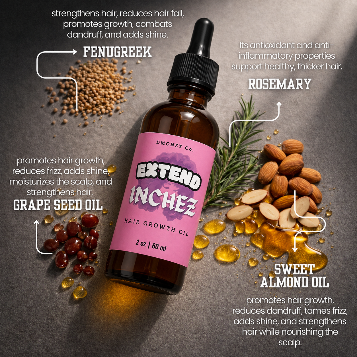 Extend Inchez Hair Growth Oil